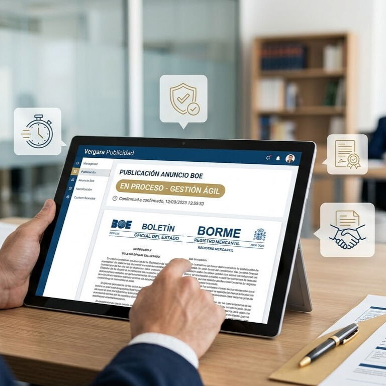 anuncios oficiales boe borme vergara publicidad